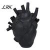 Resin Flower Vase Heart Shaped Vases, Vase, Creative Holder, Modern Art Decorative Style for Home Wedding Valentine Gift Desktop Living Room