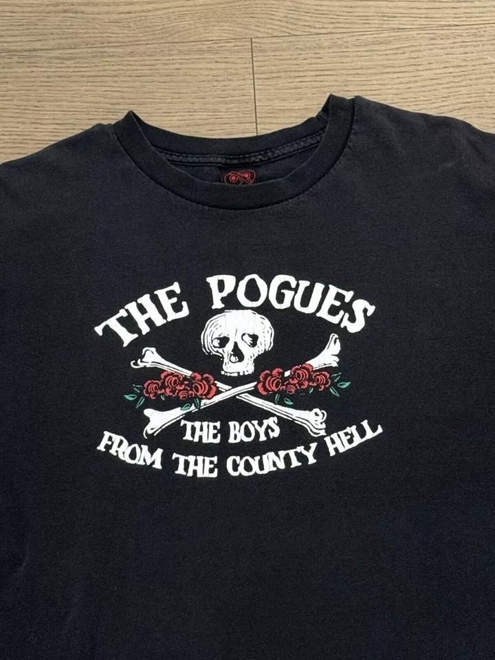 The Pogues Шейн Макгоуэн Парни из Адского графства Винтажная футболка Унисекс футболка XXXXL