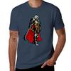 Alucard Black Red Cape Classic 32bit Retro Tshirt Casual Breathable Short Sleeve Top