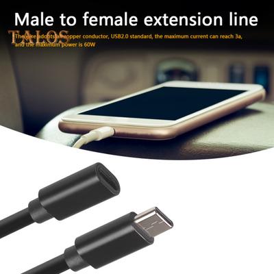 Cavo di prolunga USB-C da maschio a femmina, universale, multifunzione, 480 Mbps, per alimentazione e ricarica