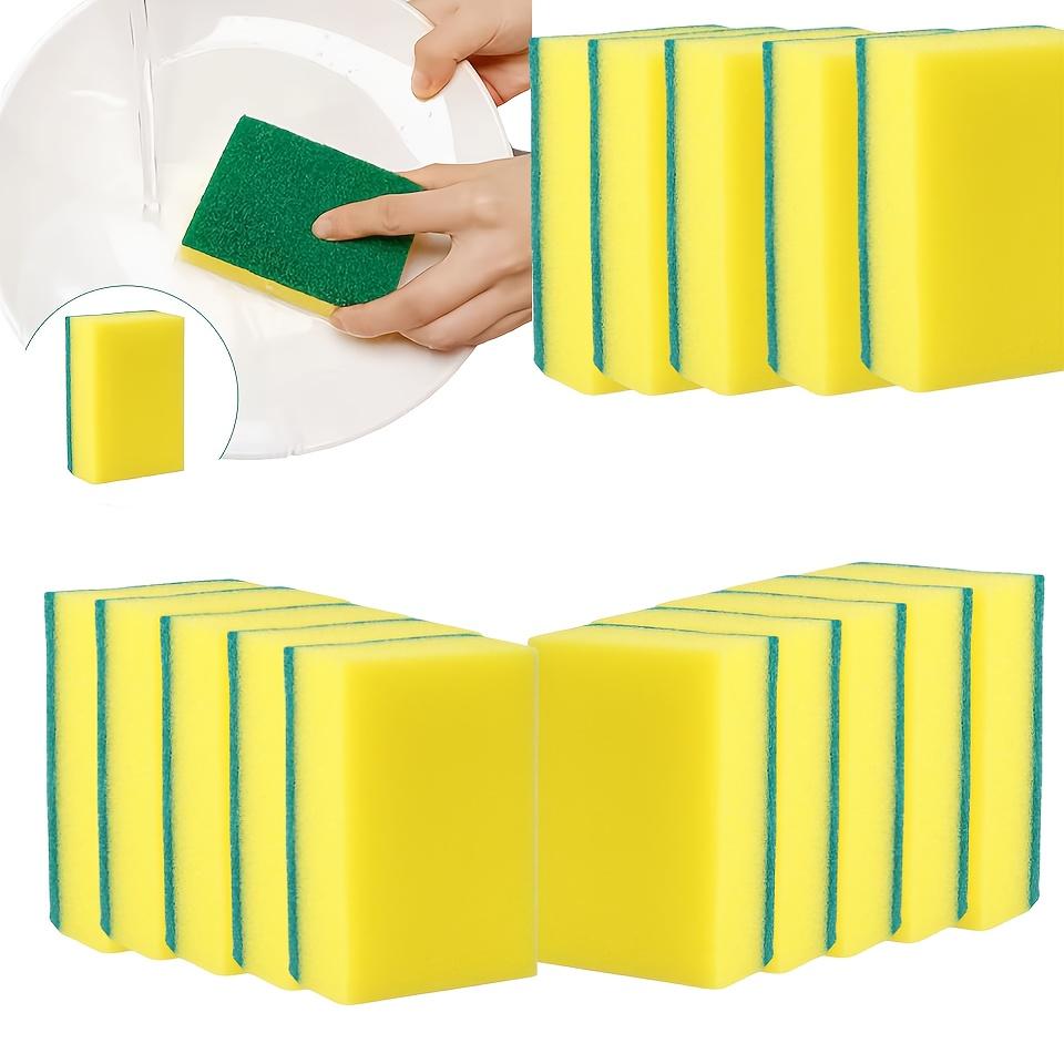 5pcs Kitchen Sponge Set, Non-Scratch Scrubbers for Tableware, Home Cleaning Supplies, Durable Washing Tools and Gadgets for Kitchen Use