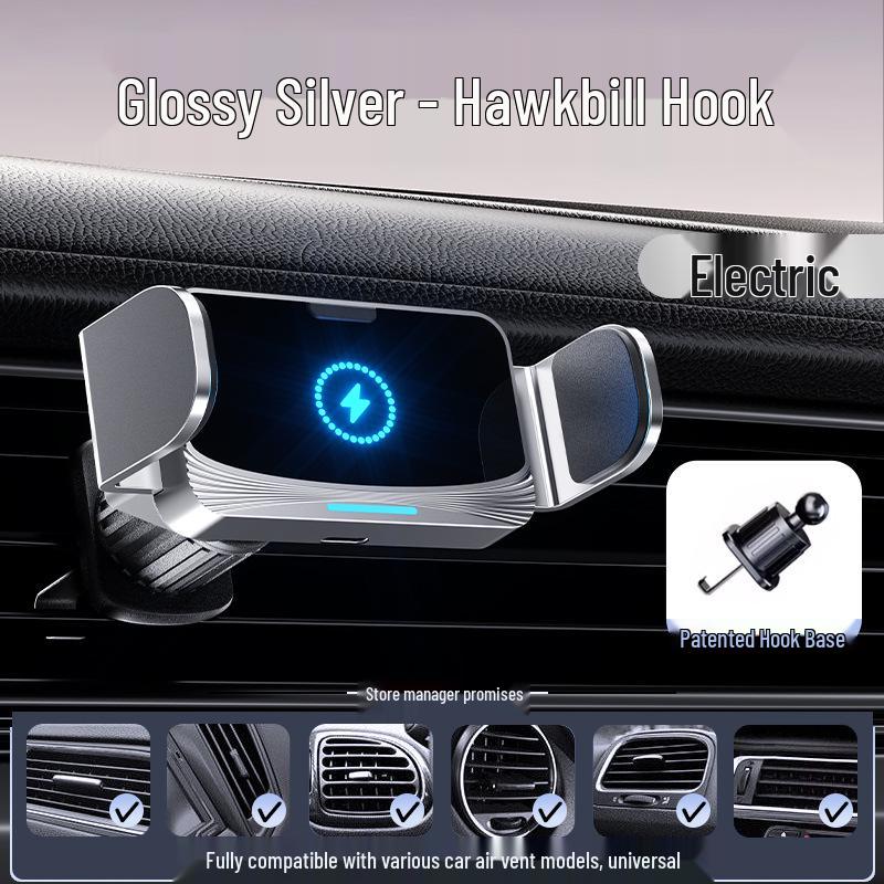 

Custom Car Phone Holder - Air Vent or Suction Cup Mount for Navigation Support