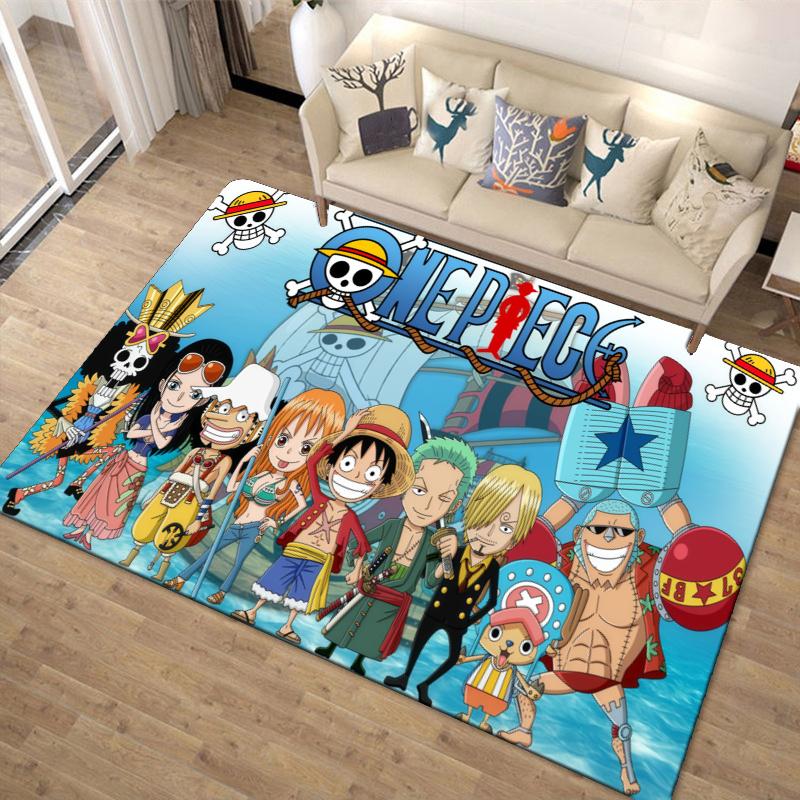 Anime One-Piece Adventure Carpet Rug for Living Room Bedroom Home Sofa Decoration,Kids play Non-slip Floor Mat