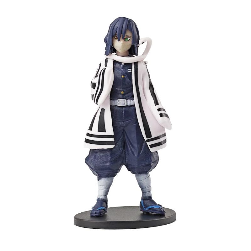 Animefigur Kamado Tanjirou Nezuko Demon Slayer Figur Actionfigurer PVC Modell Leksaker Zenitsu Figur Inosuke Kimetsu No Yaiba