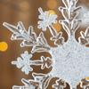 Transparent Artificial Snowflake Decoration Xmas Tree Hanging Pendant  Merry Christmas Decoration
