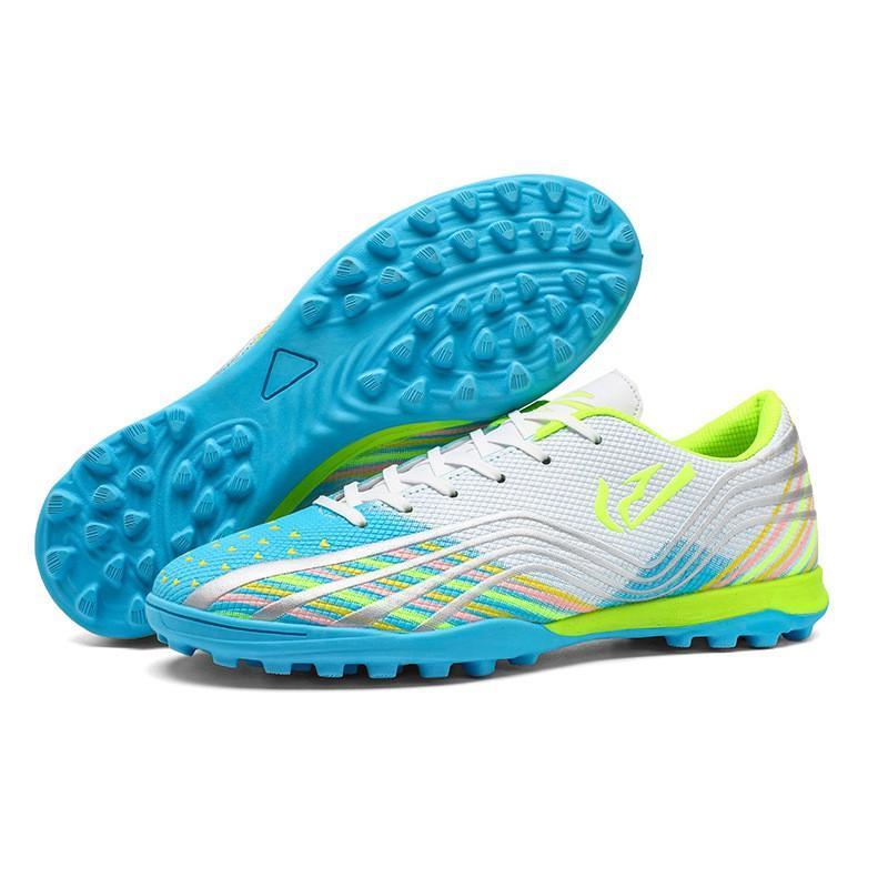 Low-Cut Unisex Adult Youth Soccer Cleats Natural Artificial Turf Synthetic Upper Rubber Studs Breathable Mesh Lining