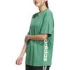 Adidas SS24 Sports Lifestyle Series Loose Fit Casual Short Sleeve T-Shirt Unisex Tops Green JD0344