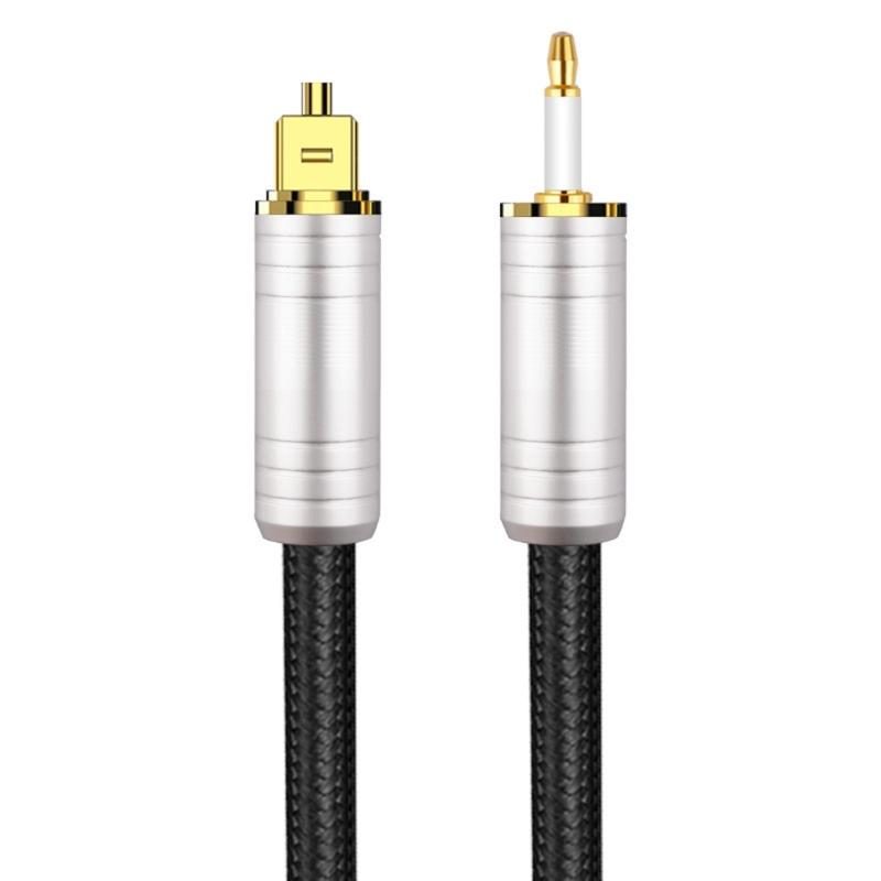 Digital Opticals Sound Cable With 24K Gold Plated Connectors For High Fidelities Sound Transmission To Home Theater Systems