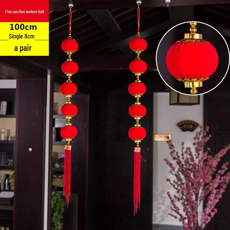 New Year Tassel Hanging Ornament for Indoor Roof or Window Decoration