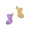 1pcs Stainless Steel Christmas Style Tree Snowflakes Gloves Socks Boots Charms Pendants for DIY Bracelet Necklace Jewelry Making