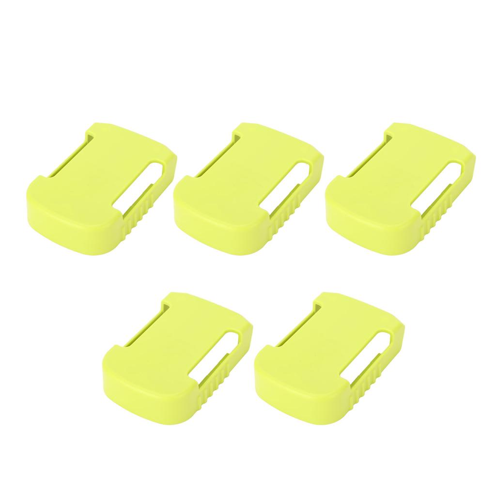 5 Set Battery Holder Green Battery Mount Adapter Dock Holder Suitable for Worx WU172 WU279 WU388 WE270 WE389