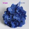 Silk Hydrangea Flower Heads - Large 54-Petal Artificial Floral Decor for Weddings & Art Arrangements