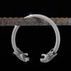 Vintage Viking Edelstahl Herren Viking Tier Armband Hip Hop Nordic Vintage Mode Amulett Armband Punk Schmuck
