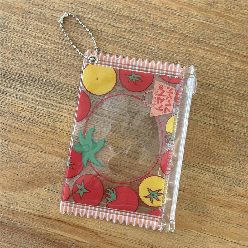 1 Piece 3-Inch Idol Photo Card Protective Cover Card Holder Chain Candy Bag Ins Card Holder Transparent Photocard Holder