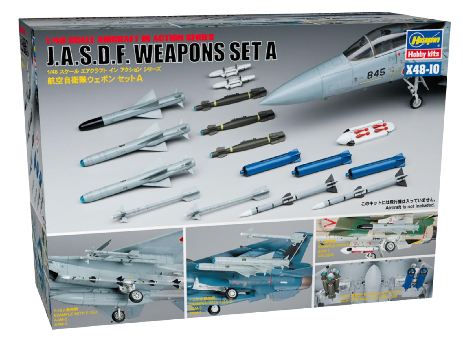 

Hasegawa Япония Набор Вооружения ВВС А Пластиковая Модель 1/48 Самооборона X48-10