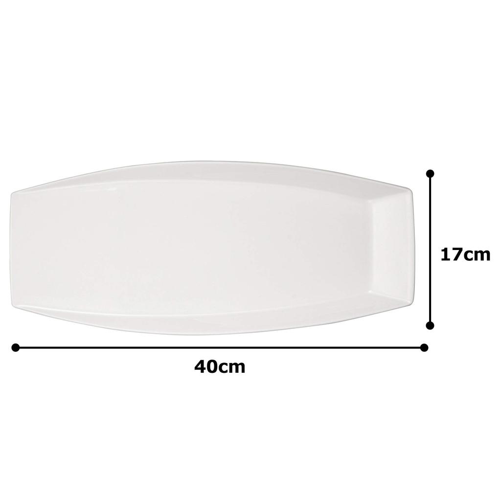 NARUMI Opera White Microwave Plate, 40cm, Safe, 50827-5383