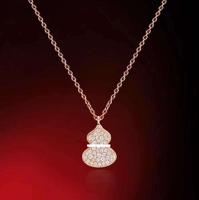 Women's Red Agate & White Mother-of-Pearl Pendant Necklace with 18k Rose Gold and Diamond Accents on a 925 Silver-Plated Clavicle Chain
