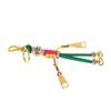 Charm Robot Pendant Metal Rope Braided Lanyard Bag Pendant Hanging Keychain Creative Car Pendant Leather Bag Decoration