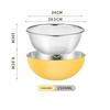 Stainless Steel Salad Mixing Bowl With Scale For Household Kitchen Knead Dough Baking Cooking Cream Tableware