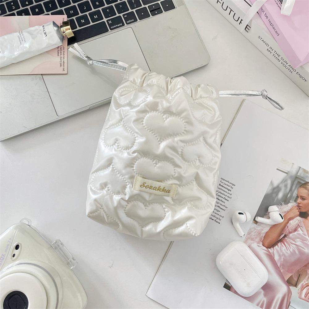 Anti-fall Drawstring Camera Bag Anti-scratch Protective Case Portable Small Lipstick Bag