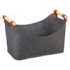 Holz-Tragetasche aus Filz Filz-Holzträger Halter Holzscheit-Tasche Holzkorb mit verstärktem Griff Outdoor Filz-Holzscheitkorb