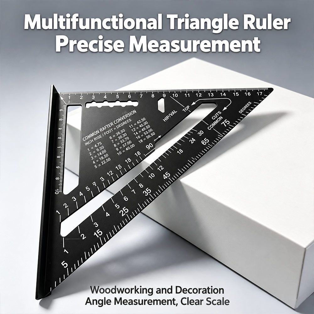 Alloy Triangle Ruler 90 Degree Measuring Square New L Square for Builders