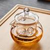 250ml Hand Held Glass Teapot with Infsuer Tea Water Separation Hand Brewing Tea Pot Kung Fu Tea Set