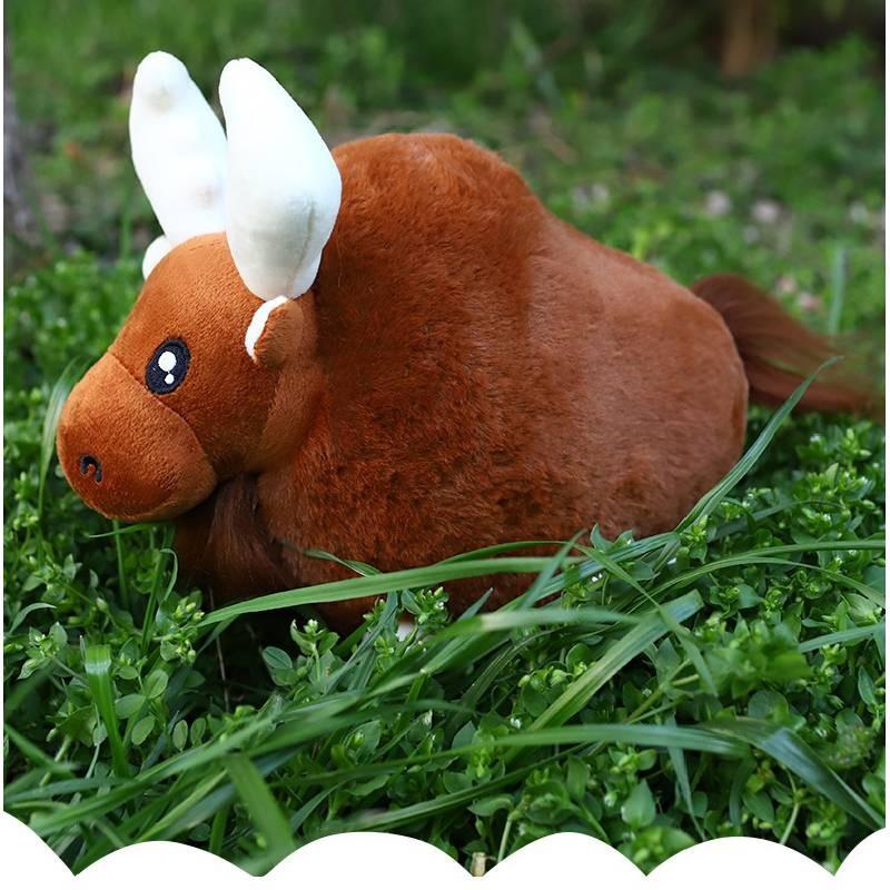 Adorable Plush Cartoon Moose Toy For Children Soft And Cuddly Christmas Gift