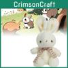 Rabbit Scarf Plush Toy Cartoon Animal Stuffed Doll Room Sofa Gift Decoration