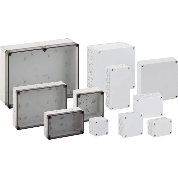 Coffret d'installation Spelsberg TK PS 1111-7-m 10540401 gris clair (RAL 7035) 110 x 110 x 66 Polystyrène expansé (EPS)