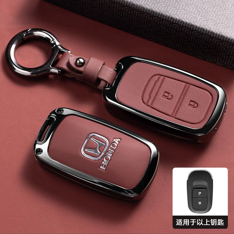 Styling Zinc Alloy Car Smart Key Case Cover Holder Shell For Honda 2022 2023 2024 Accord Civic HR-V CR-V Pilot Sport SI EX EX-L
