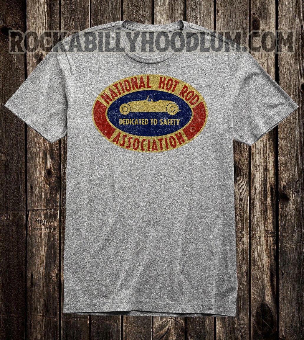 Retro Hot Rod Tee T Shirt Drag Race Speed Shop Racing NHRA Safety Member 2XL