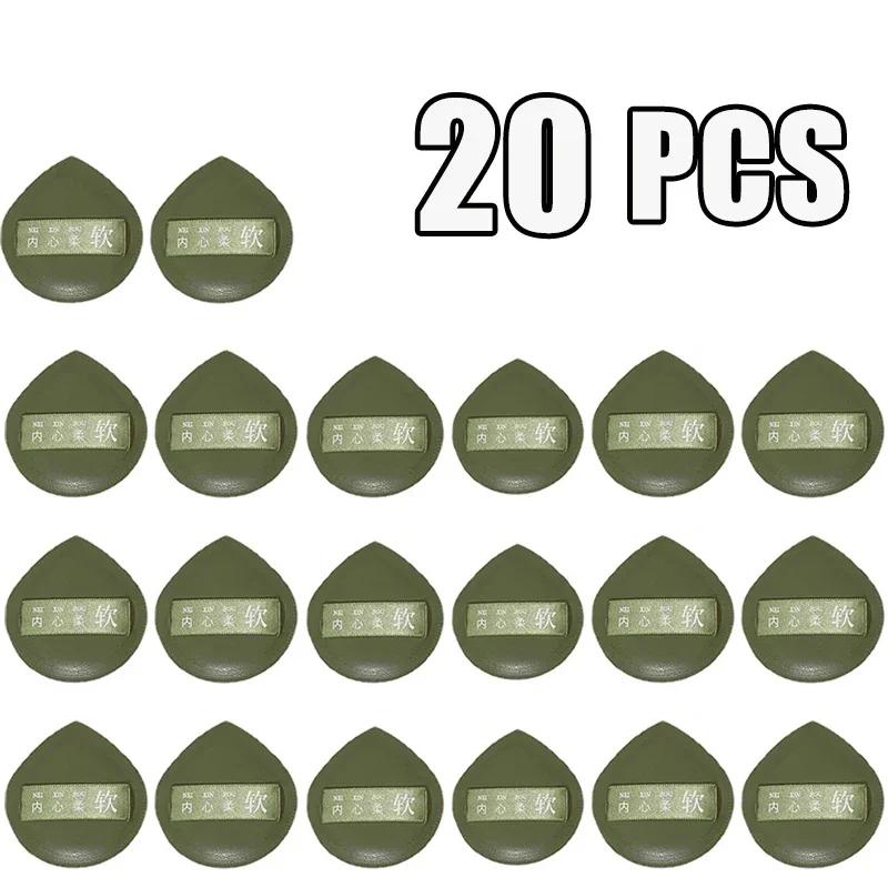 20pcs XL Large Size Cosmetics Puff Super Thick Concealer Foundation Sponge Cushions Wet Dry Use Facial Beauty Makeup Puffs Tools
