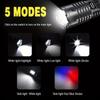 High Power LED Flashlight Powerful TYPE-C Rechargeable COB Flashlight With Side Light Torch For Outdoor Camping Hiking