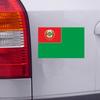 Tri Mishki WCS1015 Flag of The Border Troops of USSR Car Sticker PVC Colorful Decals Windshield Waterproof Trunk Sticker
