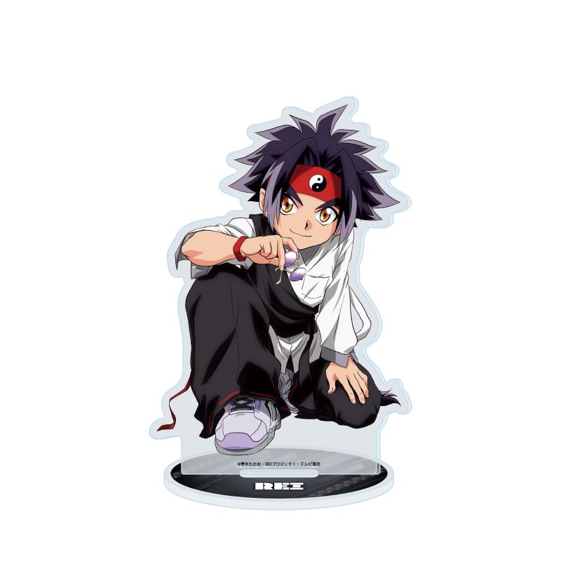 A3 Beyblade G Revolution 03 Kong Lei / Kim Lee Acrylic Stand Newly Drawn Illustration Anime Collectible 150 x 150mm