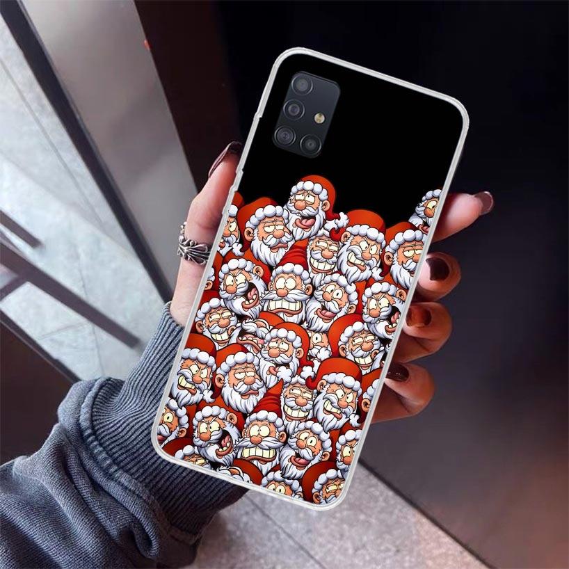 Christmas Santa Claus Present Phone Case For Samsung Galaxy A52 A51 A50S A32 A22 A12 A02S A72 A71 A31 A70 A30S Note 20 Ultra 10