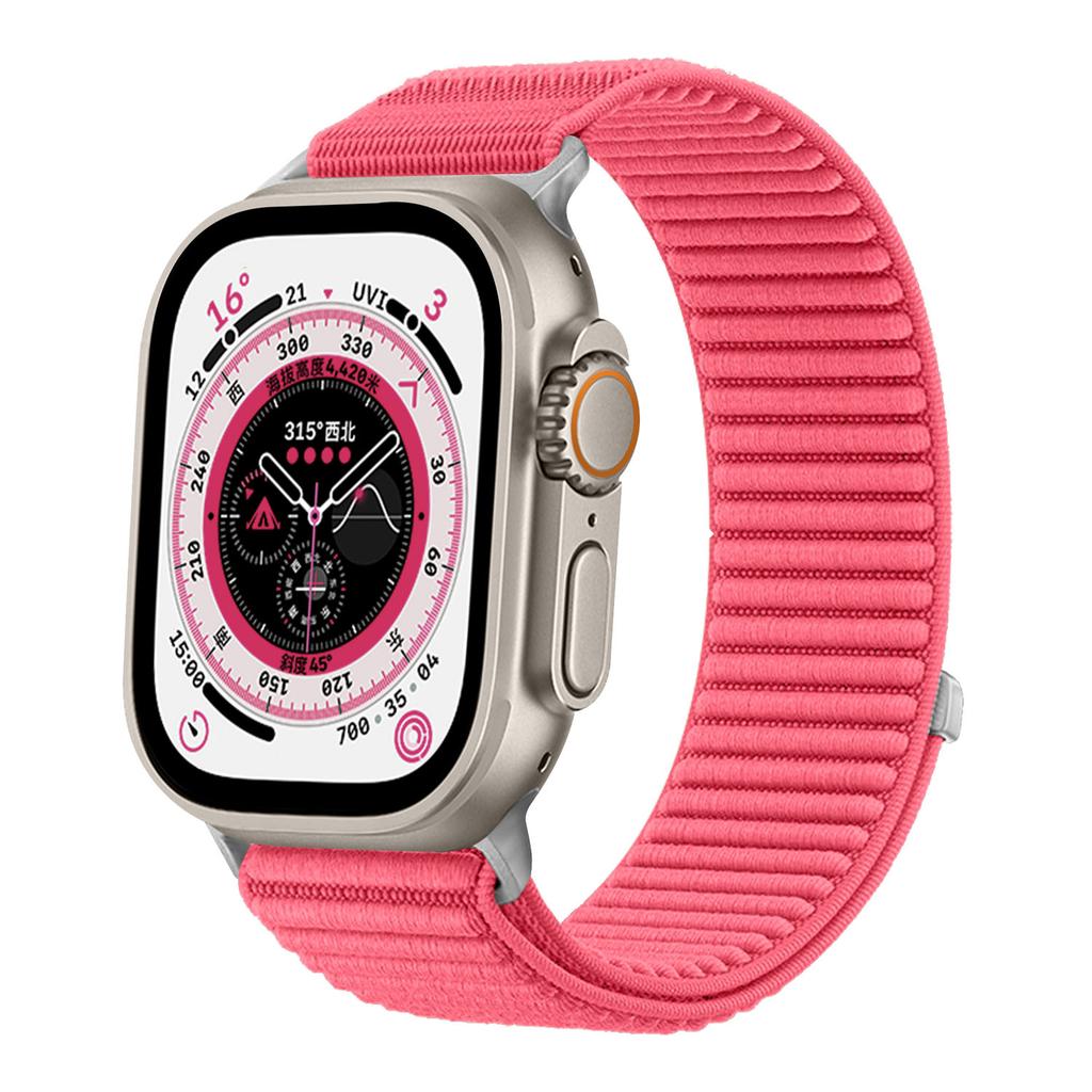 Nylon Braided Sport Strap For Apple Watch Band 49mm Bracelet iWatch 38mm 40mm 10 9 8 7 6 5 4 SE Ultra 2 46mm 45mm 44mm 41mm 42mm