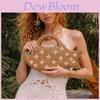 Summer Woven Pp Shell Embroidered Fish Shape Handbag For Beach And Casual Use
