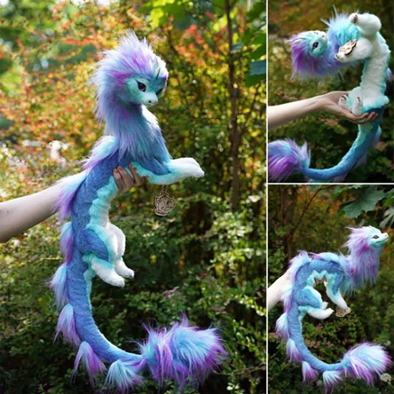50cm Sisu Dragon Plush Toy Raya And The Last Dragon Plushie Dolls Elf Stuffed Animal Kawaii Soft Decor Children Birthday Gifts
