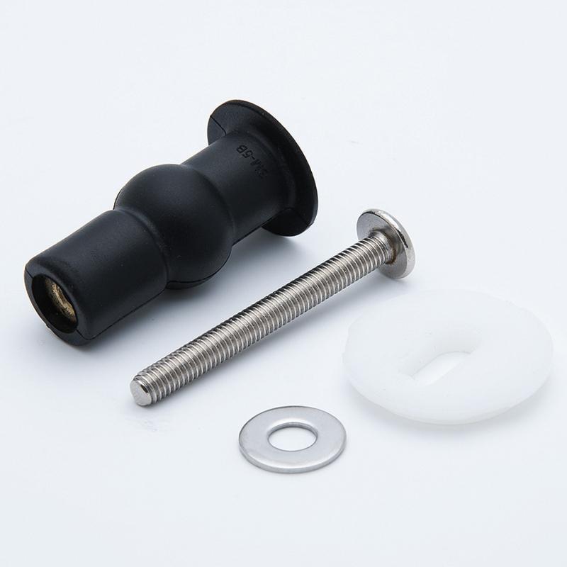 1 Paar Universele Toiletdeksel Schroef Toilet voor Zitting Bevestigingsschroeven Expansieschroef Kit Toilet Connector Moeren Accessoire