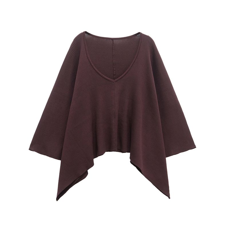 Kaslead New Arrival Women's Clothing Fashion Style Sunken Stripe Large V-neck Knitting Tops Casual Straight Trousers Suit