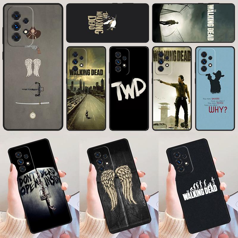 The Walking Dead phone case For Samsung Galaxy A42 A31 A40 A51 A71 A32 A80 A91 A52 A72 A73 A20e A21S A50 A70 A11 A12 Cover