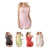 Women Fashion Lingerie Fishnet Design Breathable Bodysuit Jumpsuit