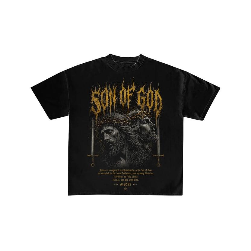 Son of God Christian Metal Graphic Streetwear Tee XXL