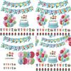 Kids Cocomelon Theme Birthday Party Decor Supplies Banner Caketopper Balloon