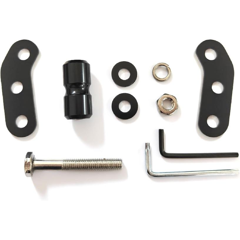 FATECIM Headlight Extension Block for Harley Softail Low Rider S FXLRS 2020 2021 2022 2023 чёрный