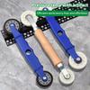 Rubber Wheel Handle Roller Double-Head Pressure Pulley Stick Light Strips Installation Roller