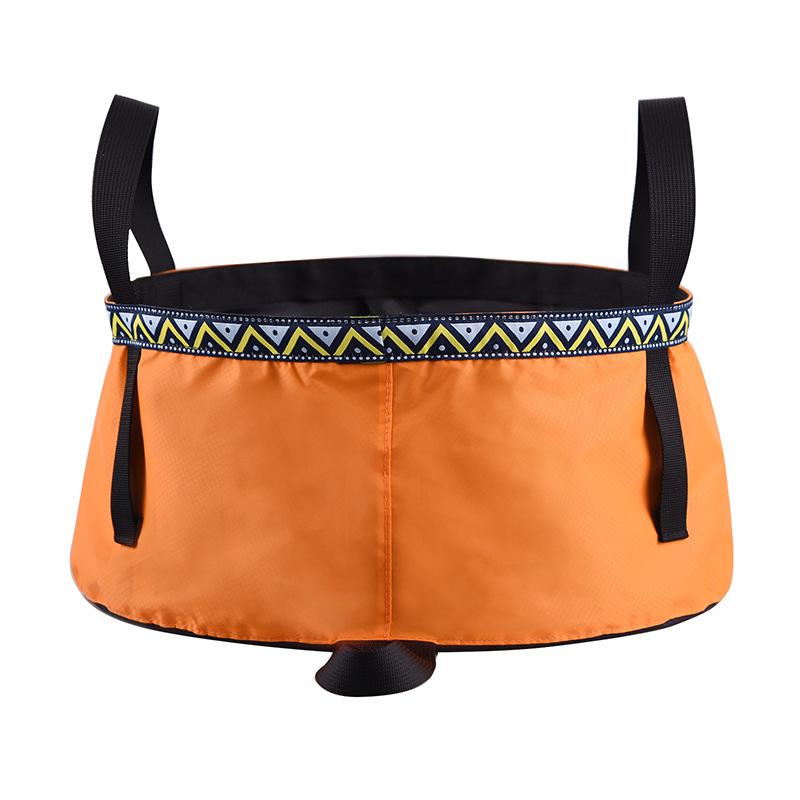 6/8/12L Folding Washing Basin 8.5L Outdoor Hiking Camping Bucket Portable Water Pot