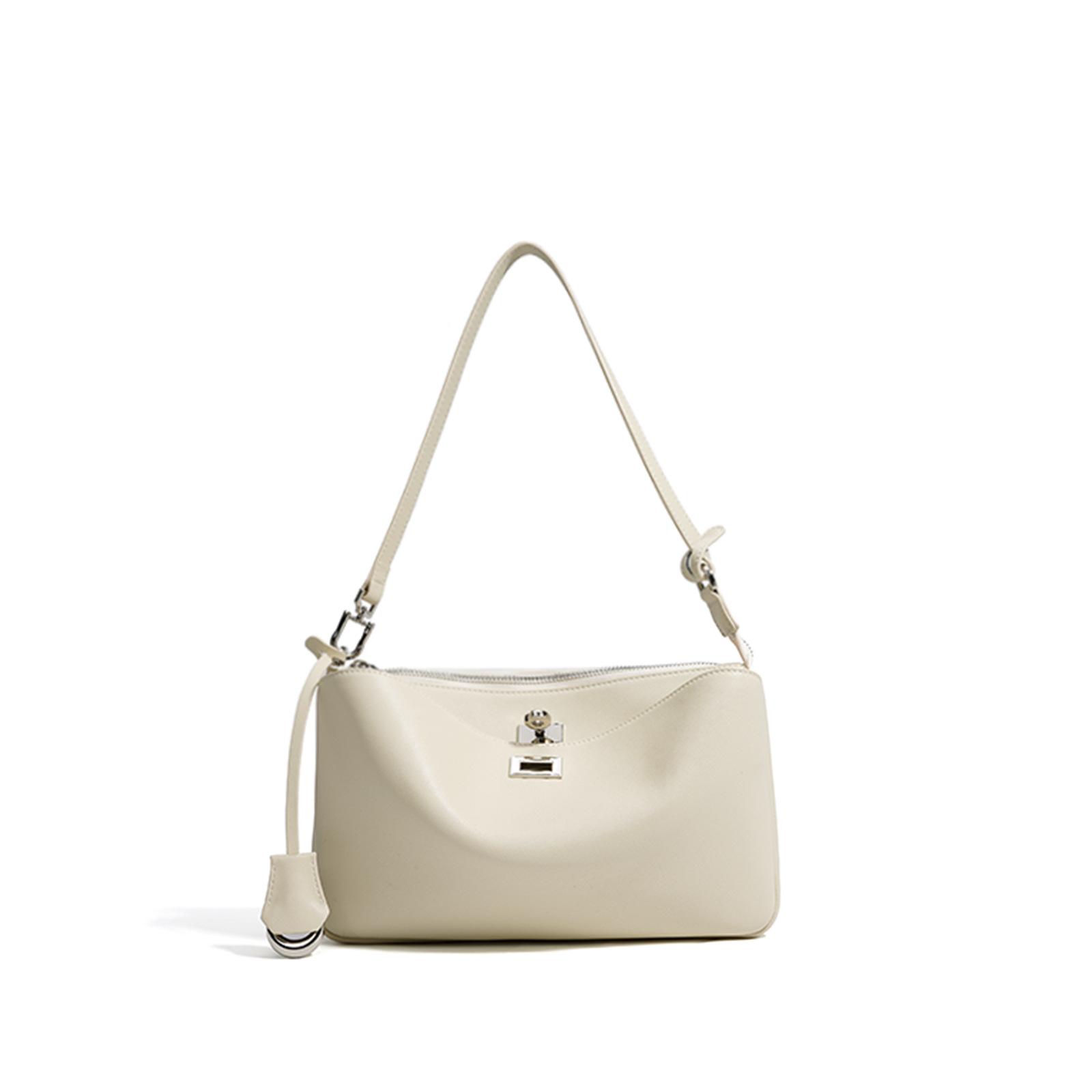 

Women s Bag with Simple and High-end Lock Shoulder Bag Niche Design Crossbody Bag Versatile